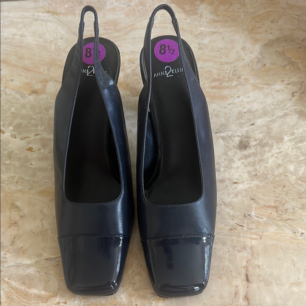 Anne Klein Black Heels Elegant Design